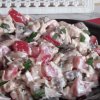 Рецепт салату з смаженими печерицями, помідорами і сиром