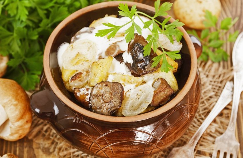 Говядина С Картошкой В Горшочках Рецепт