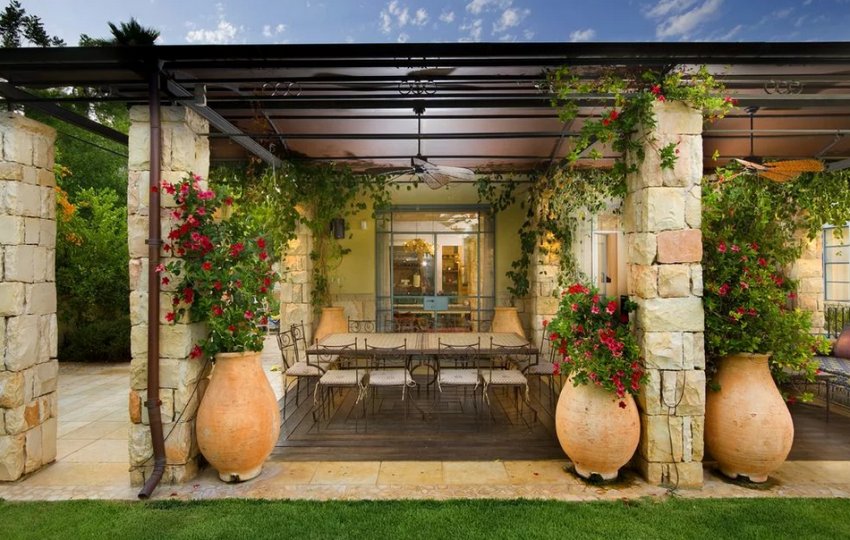 Ландшафт в средиземноморском стиле