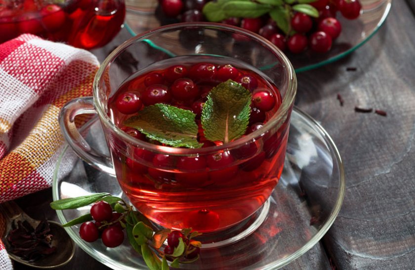 Клюквенный чай Клюквенный чай