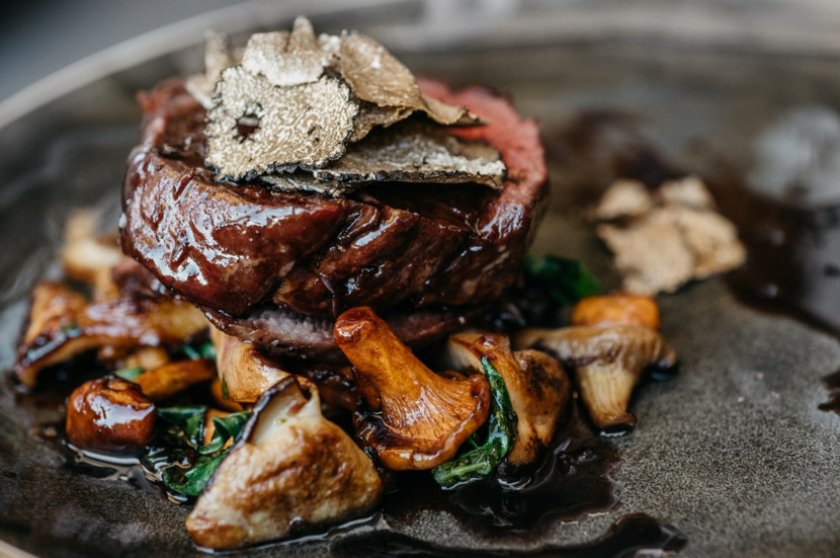 Пример блюда с трюфелем Пример блюда с трюфелем