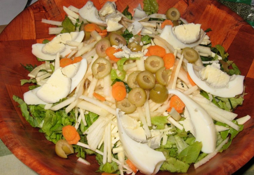 Салат з пастернаком