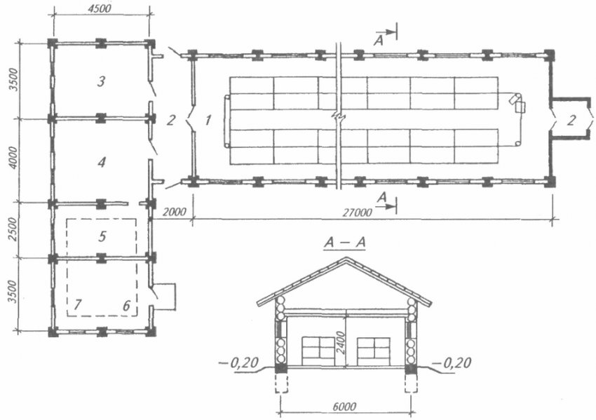 План приміщення для нутрій План приміщення для нутрій