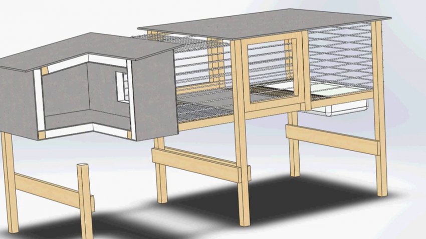 Клітка для одомашнених нутрій Клітка для одомашнених нутрій