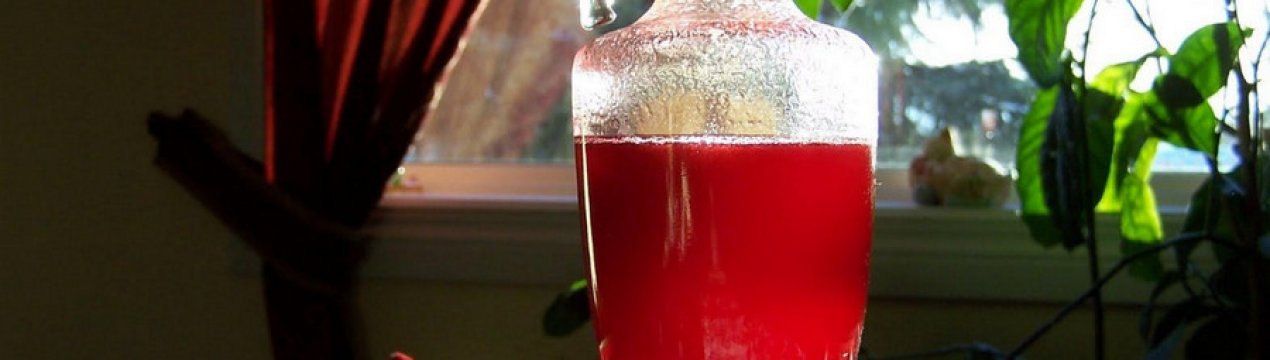 Гірка настоянка калини на коньяку