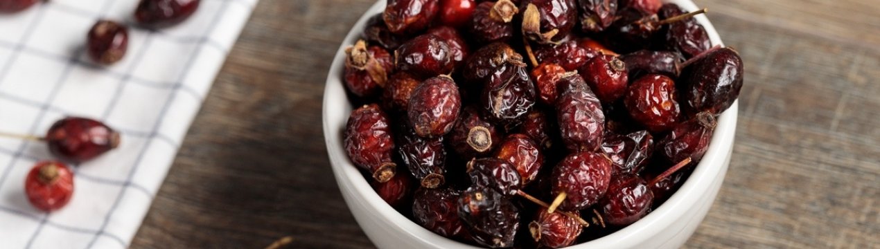 Сушка шипшини