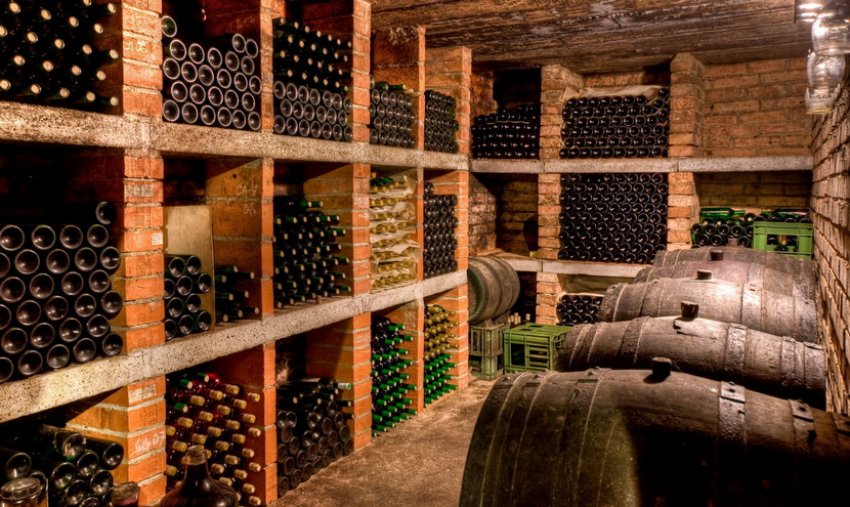 Вино в підвалі Вино в підвалі