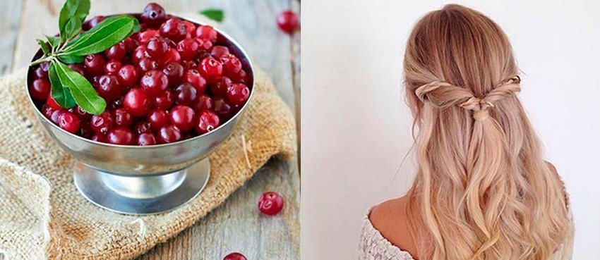 Маска з журавлиною для волосся