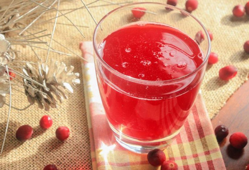 Кисіль з журавлини