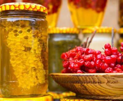 Рецепт калини з медом на зиму