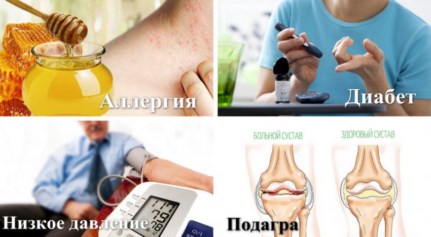 Протипоказання до вживання калини з медом