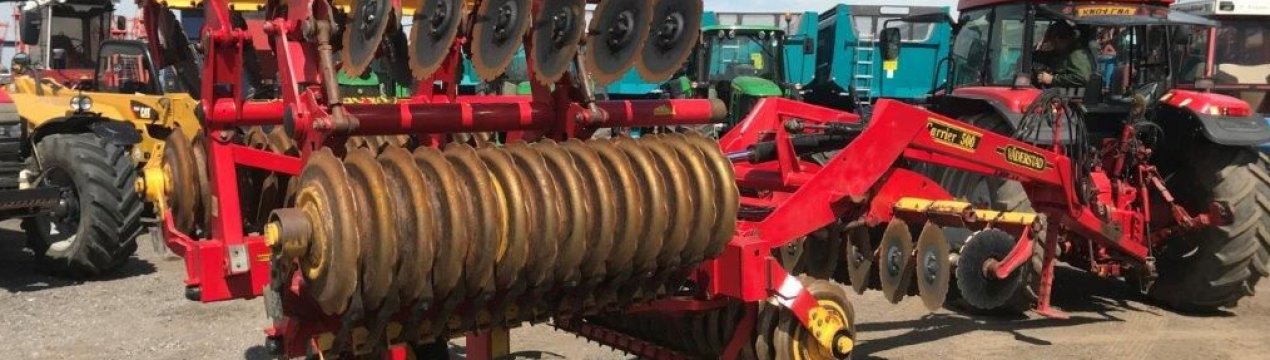 Нова дискова борона Väderstad Carrier 500 вийшла на поля Харківської області