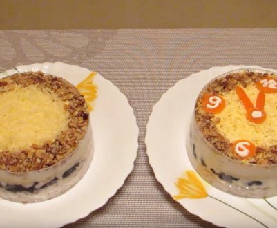 Приготування салату "Черепашка"