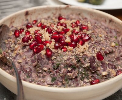 Лобіо з волоськими горіхами по-грузинськи