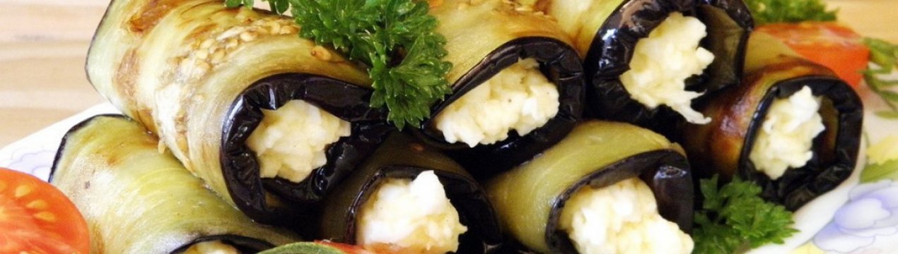 Приготування рулетиків із баклажанів