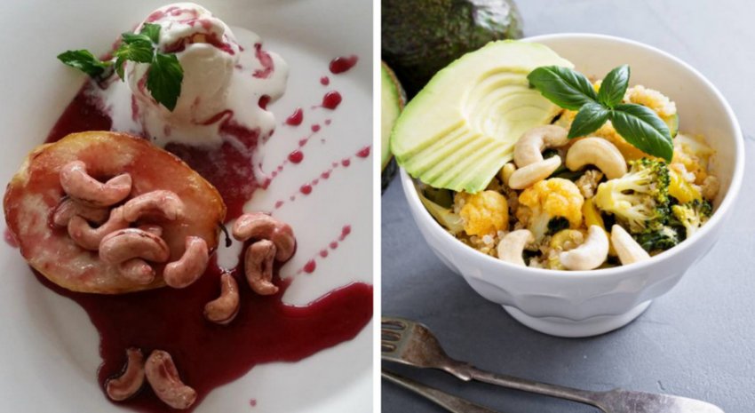 Використання кешью, як інгредієнти для страв