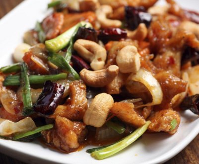 Приготування курки з кеш'ю по-тайськи