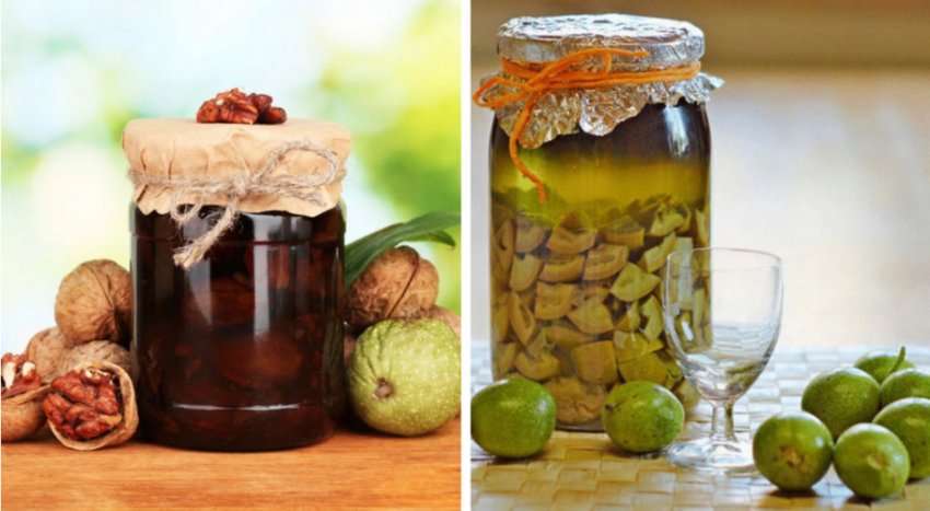 Варення і настоянка із зелених волоських горіхів Варення і настоянка із зелених волоських горіхів