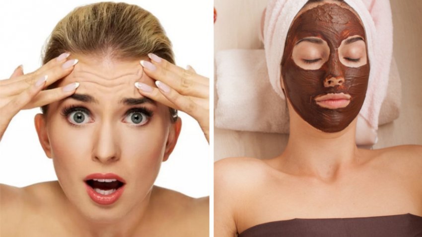 Маска на основі какао від зморшок