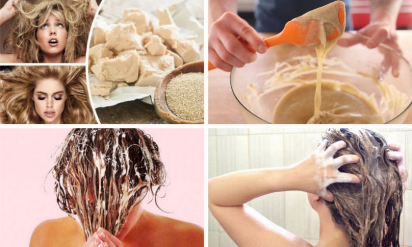 Застосування маски для волосся