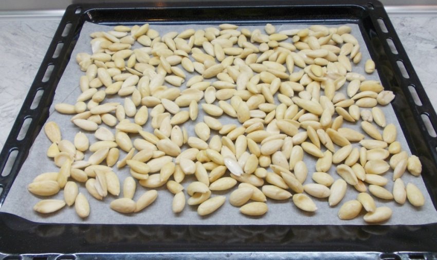 Сушка мигдалю Сушка мигдалю