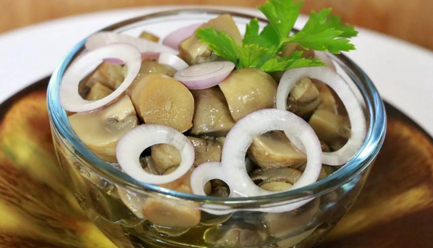 Мариновані печериці Мариновані печериці