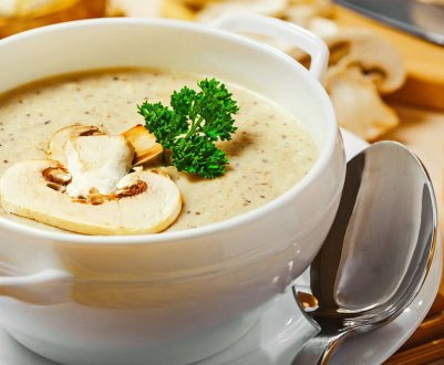 Смачний рецепт крем-супу з печериць