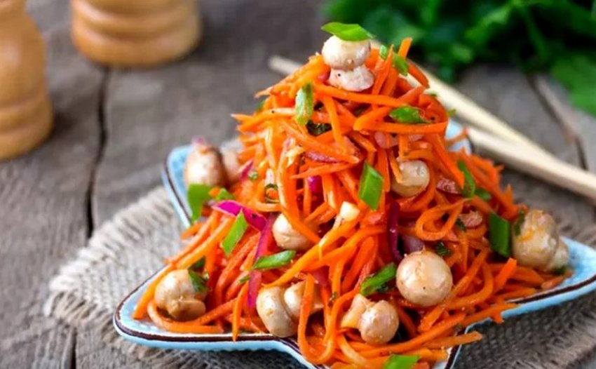 Салат із корейською морквою