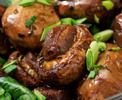 Смачний рецепт печериць у соєвому соусі