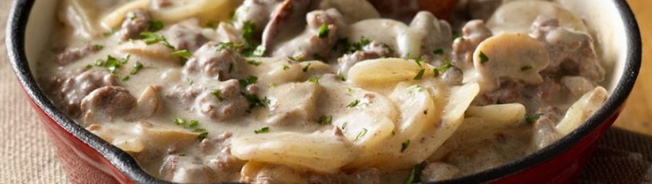 Смачні рецепти картоплі з печерицями