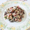 Салат с грибами и фасолью: маринованные, жареные, консервированные грибы, красная фасоль || Салат с маринованными грибами и фасолью
