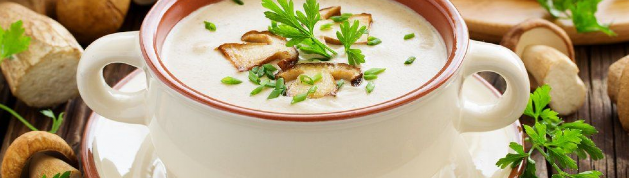 Смачний рецепт супу-пюре з білих грибів