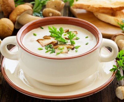 Смачний рецепт супу-пюре з білих грибів