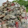 Салат с грибами и фасолью: маринованные, жареные, консервированные грибы, красная фасоль || Салат с маринованными грибами и фасолью
