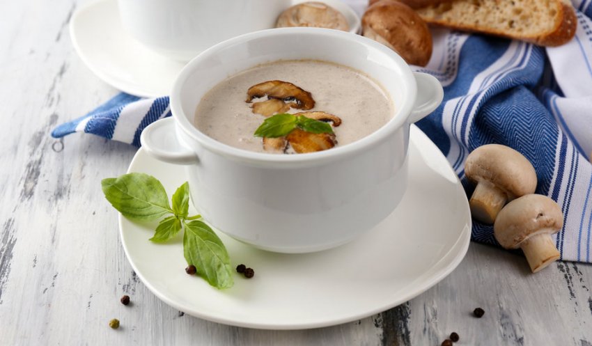 Суп пюре з печериць Суп пюре з печериць