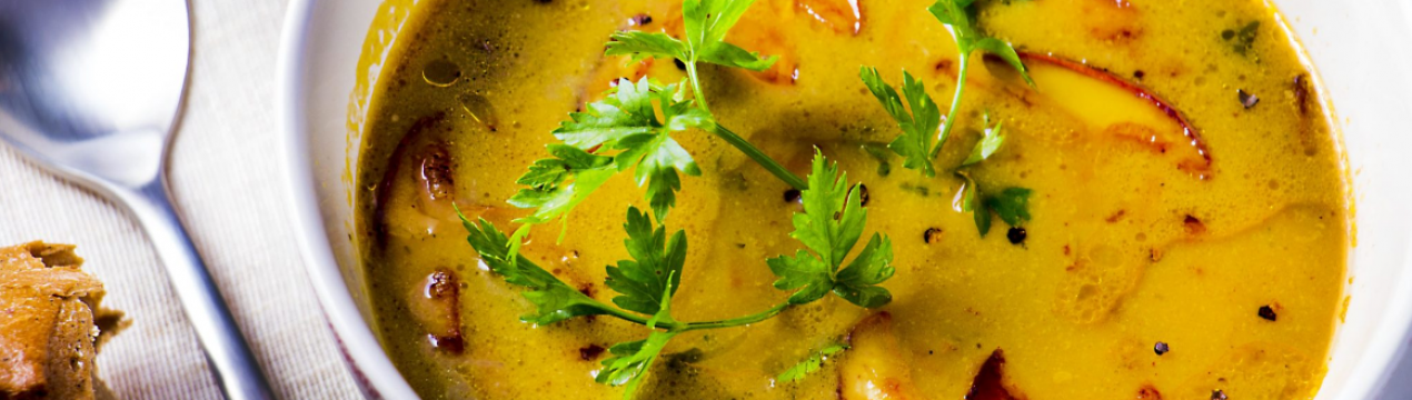 Смачний рецепт супу з білих грибів