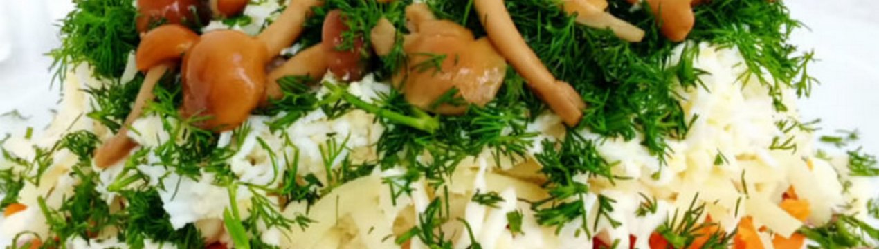 Рецепти смачних салатів з опеньками