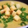 Рецепт сирного крем-супу з грибами 