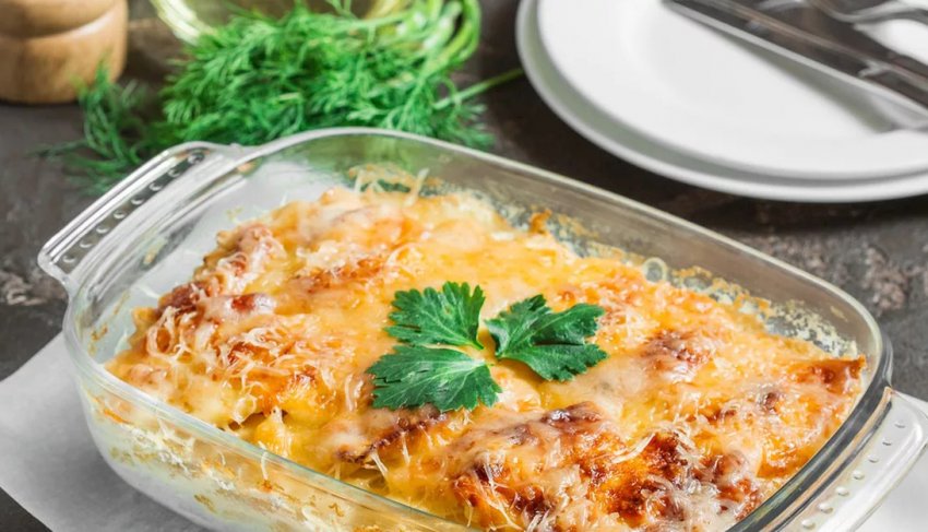 Картопляна запіканка з сиром і грибами: класичний рецепт Картопляна запіканка з сиром і грибами: класичний рецепт