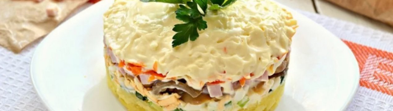 Способи приготування салату зі смажених печериць і курячої грудки