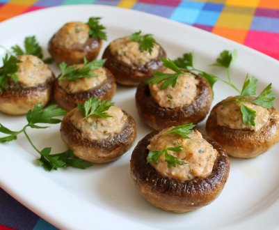 Рецепт: смачні фаршировані печериці