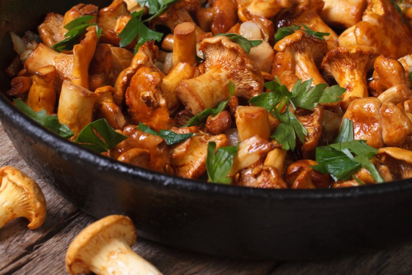 Смажені лисички Смажені лисички