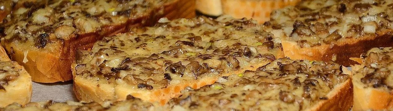 Рецепти бутербродів із печерицями