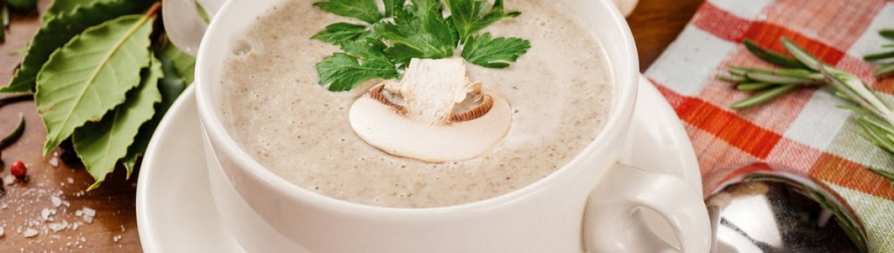 Смачний рецепт крем-супу з грибами та вершками