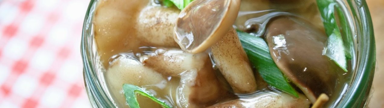 Рецепт приготування смачного салату з маринованими маслюками