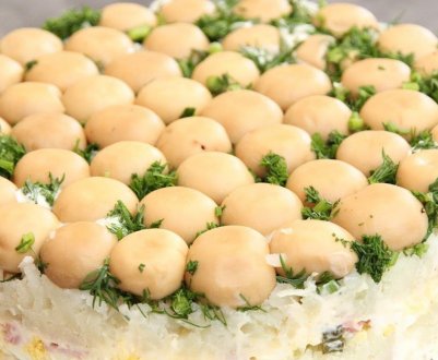 Приготування страв із маринованих грибів