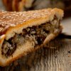 Пирог с картошкой и маринованными грибами