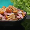 Закуска с маринованными опятами