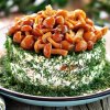 Закуска с маринованными опятами