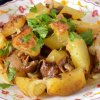 Закуска с маринованными опятами